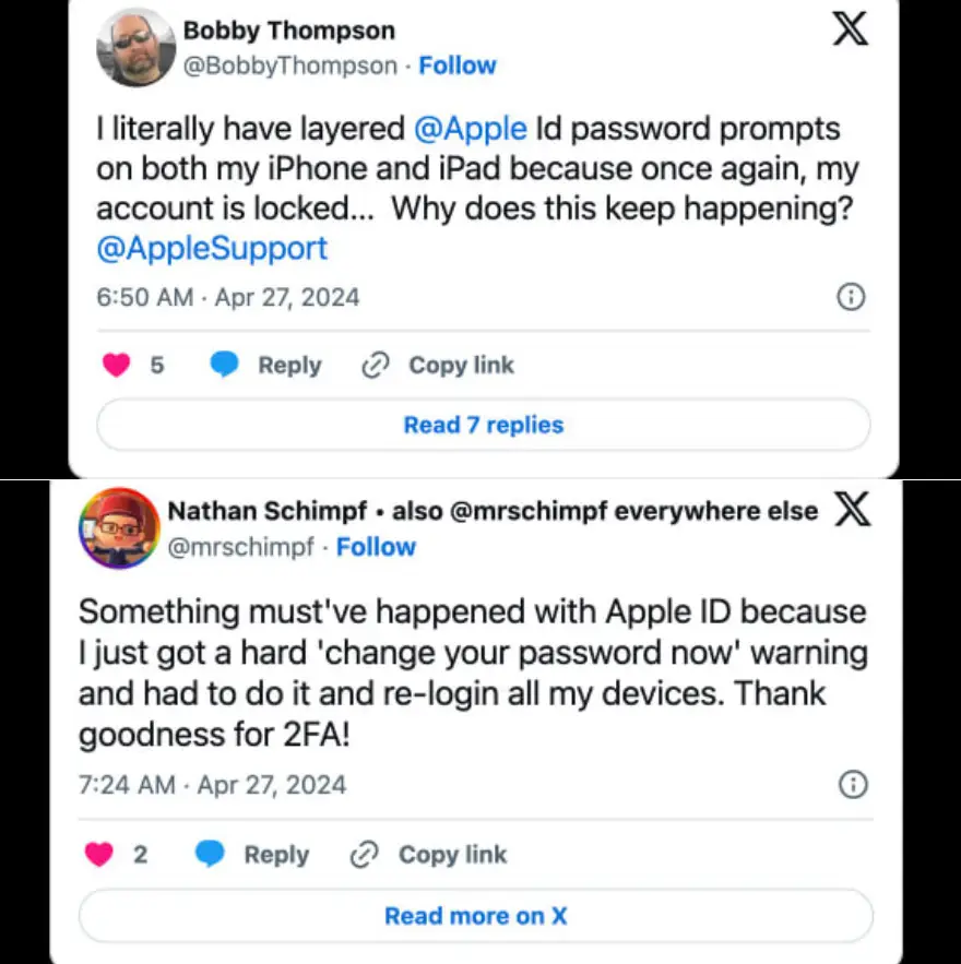 Người dùng iPhone bị khóa Apple ID