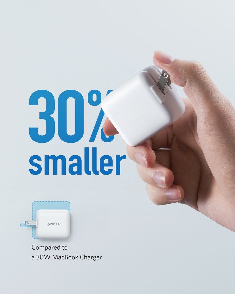 Cốc sạc Anker 30W Type-C Powerport III mini (1 PIQ 3.0) A2615