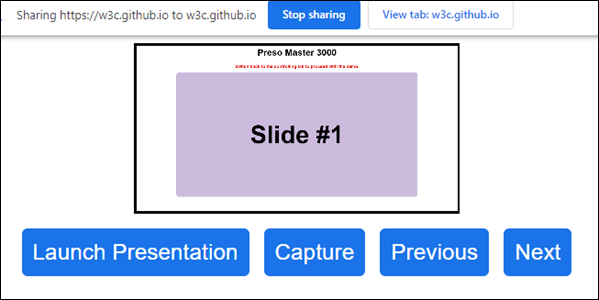 Chrome 102 cho phép kiểm soát bản trình bày từ một tab riêng biệt (bản trình chiếu)