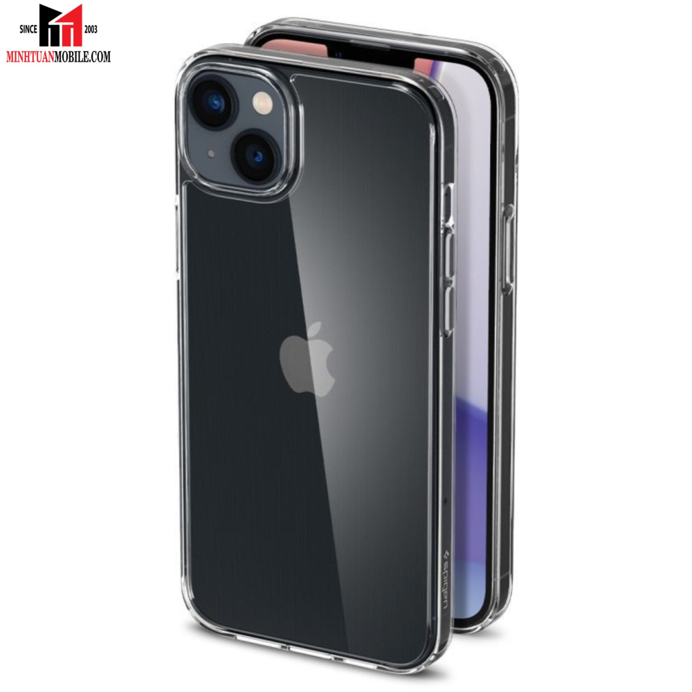 Op lưng iPhone 14 Plus Spigen Airskin Hybrid Crystal Clear