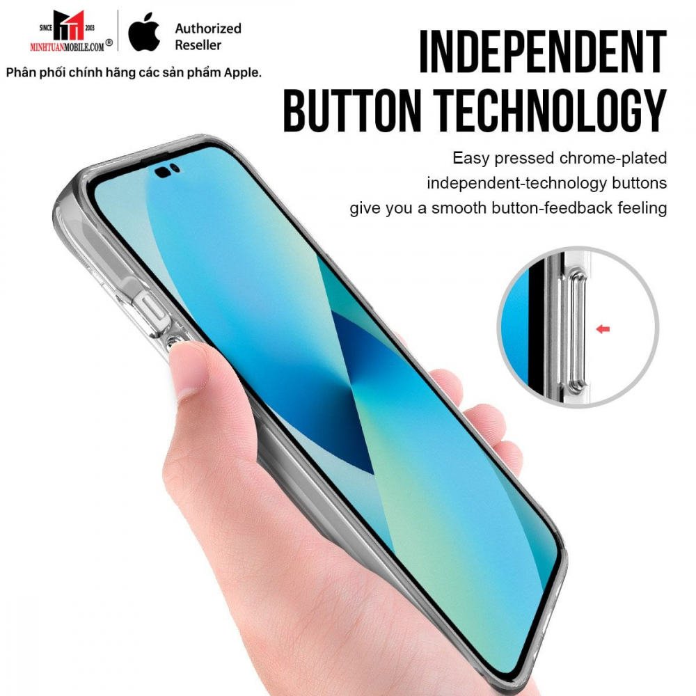 Ốp lưng iPhone 14 Pro Jinya Crystal