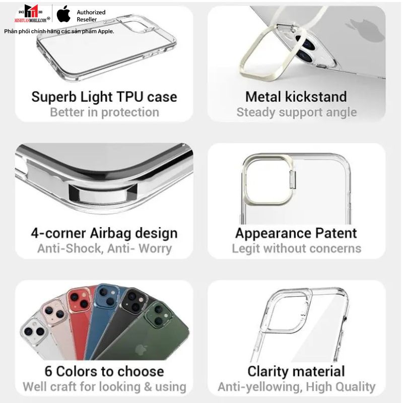 Ốp lưng iPhone 14 Pro Jinya Proclear