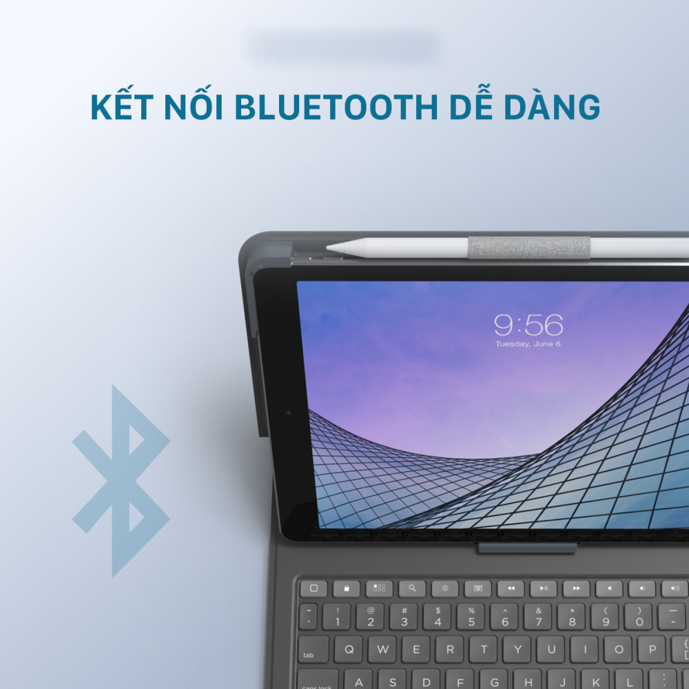 Ốp lưng kèm bàn phím iPad 10.2 inch/10.5 inch ZAGG Messenger Folio 2