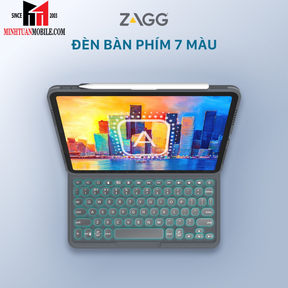 op lưng kèm bàn phím ZAGG Pro Keys iPad 10.9-11 inch 02