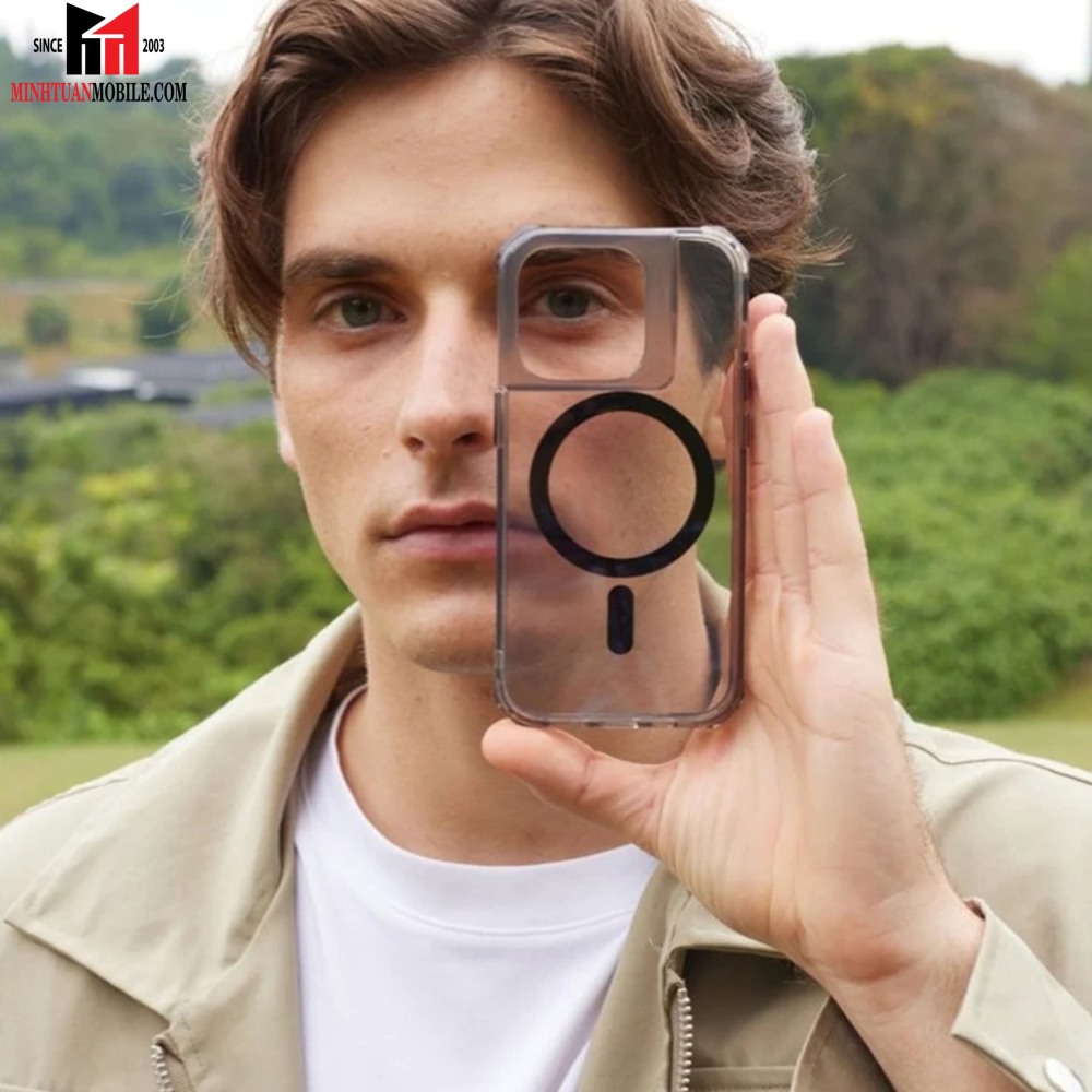 Op lưng Magsafe iPhone 14 Buttercase Seer Clear Matte