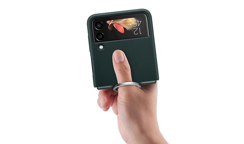 Ốp lưng Samsung Galaxy Z Flip3 5G Silicone kèm vòng đeo