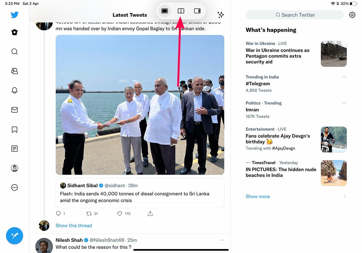 Sử dụng Chế độ xem phân tách