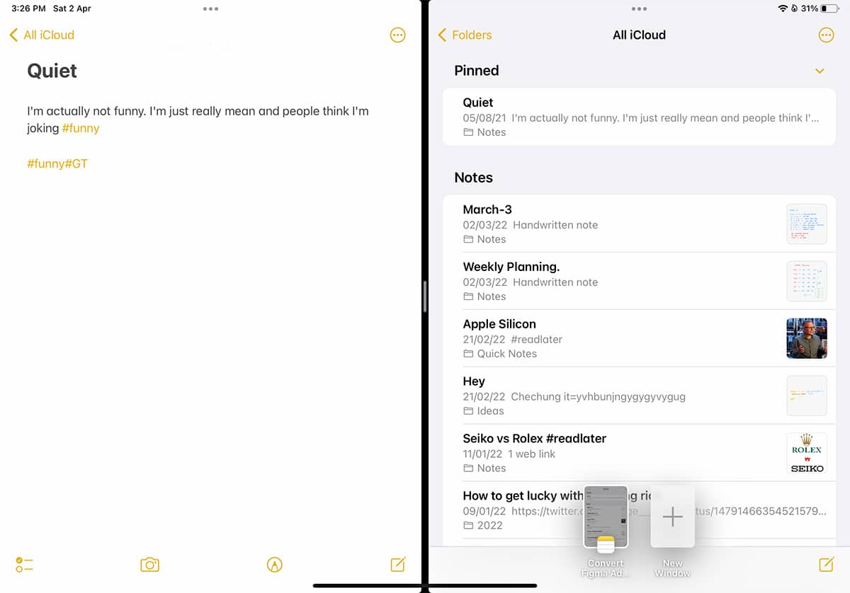 Mở các ứng dụng giống nhau trong Chế độ xem phân tách
