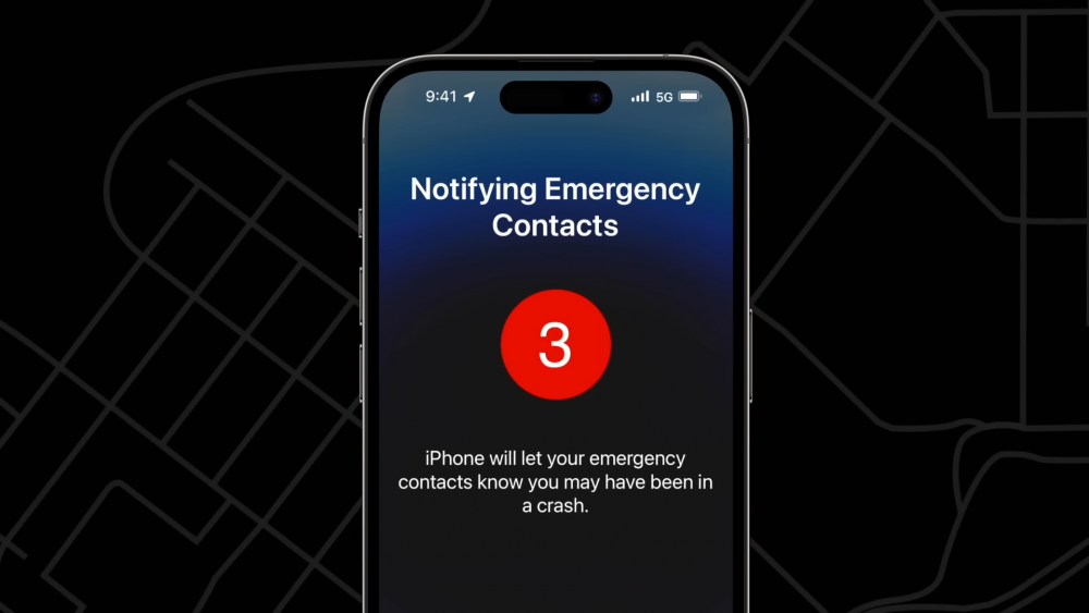 Phát hiện va chạm trên iPhone 14