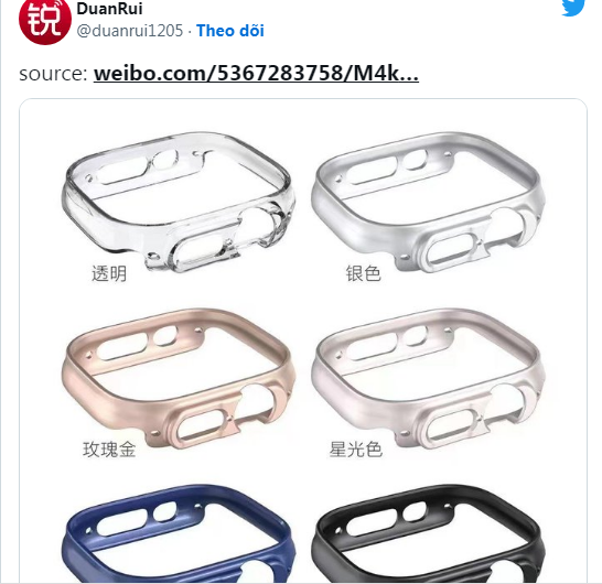 Rò rỉ thông tin Apple Watch Pro sẽ có hai nút phụ