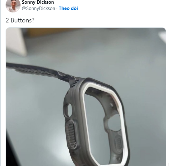 Rò rỉ thông tin Apple Watch Pro sẽ có hai nút phụ