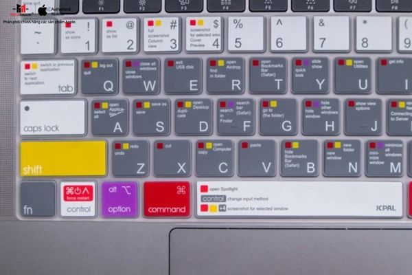 Phủ phím MacBook Pro 13 inch M1 2020 JCPAL Verskin Learn JCP2395