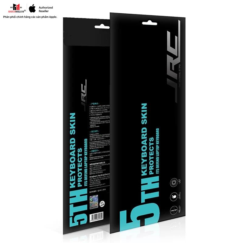 Phủ phím MacBook Pro M1/M2 JRC trong suốt siêu mỏng