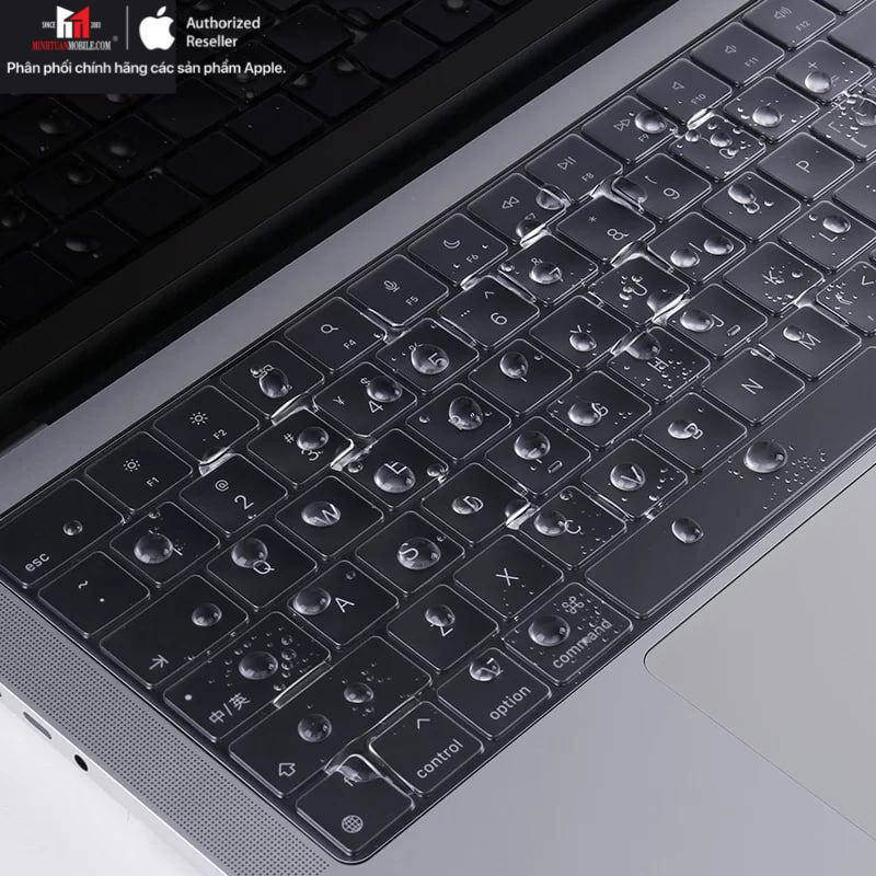 Phủ phím MacBook Pro M1/M2 JRC trong suốt siêu mỏng