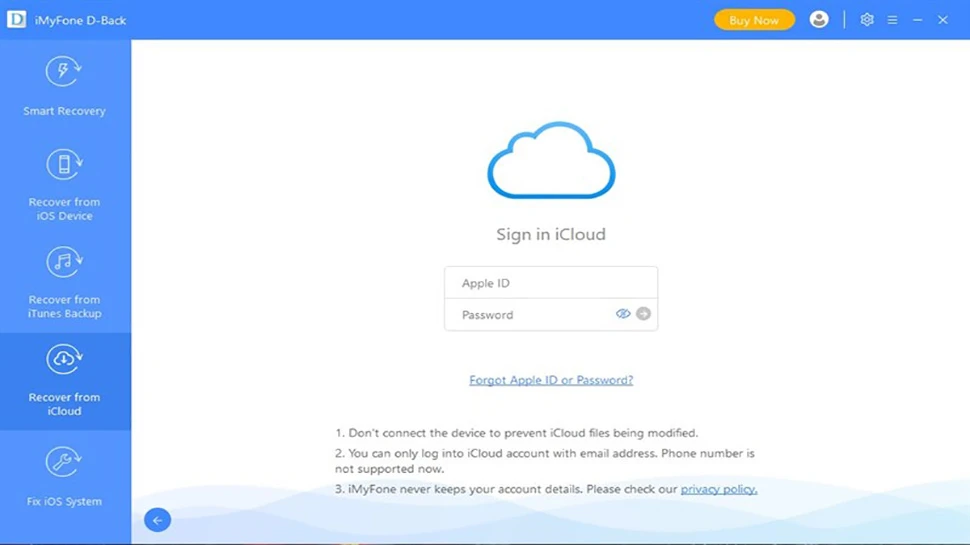 Phục hồi dữ liệu từ tính năng iCloud 