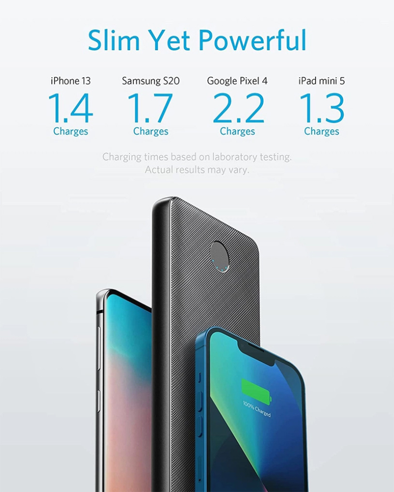 Pin sạc dự phòng Anker 10.000 mAh PD 20W PowerCore Slim A1245