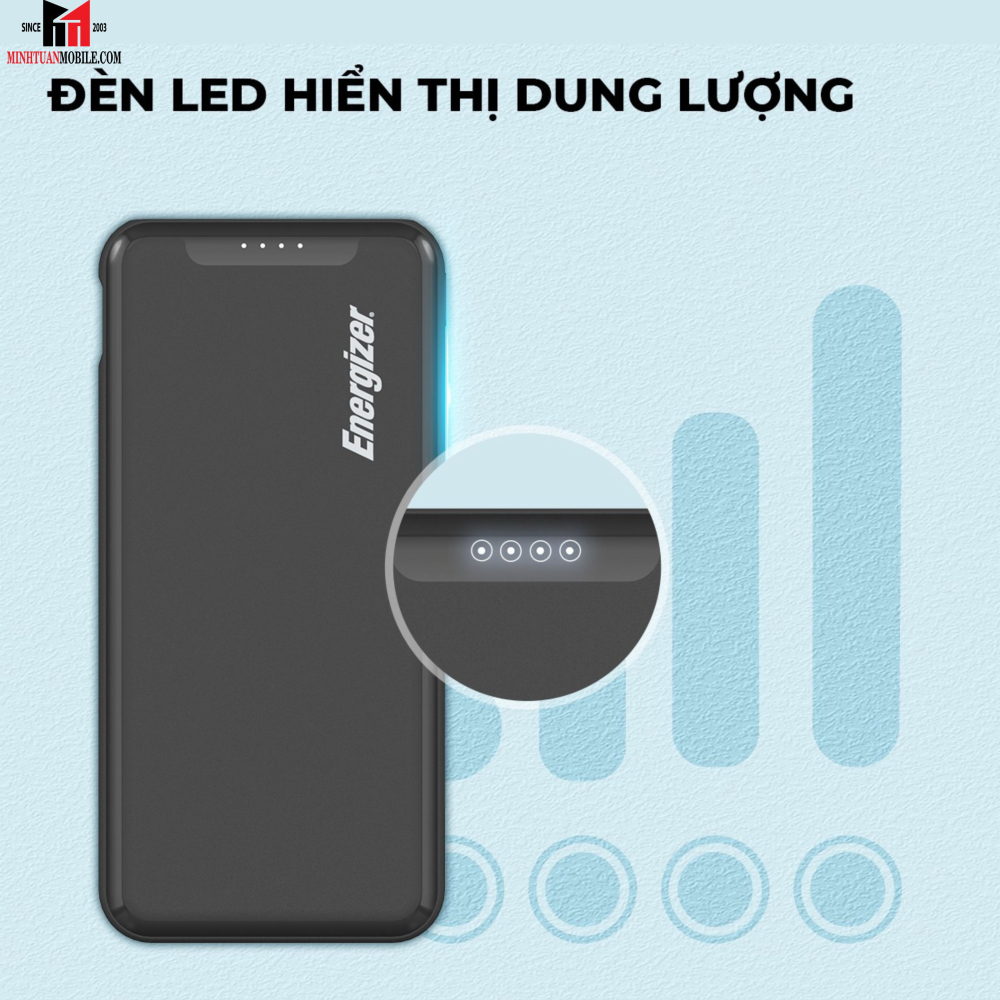 Pin sạc dự phòng Energizer 10.000 mAh UE10052PQ