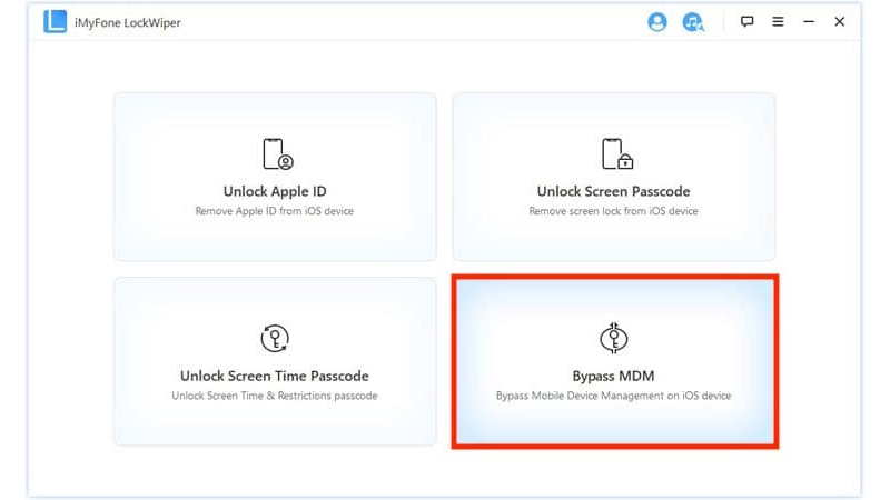 Xóa MDM khỏi iPhone bằng iMyFone LockWiper