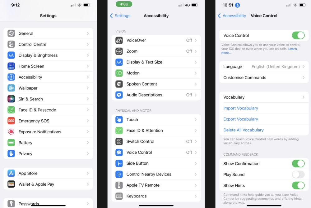 Sử dụng khẩu lệnh