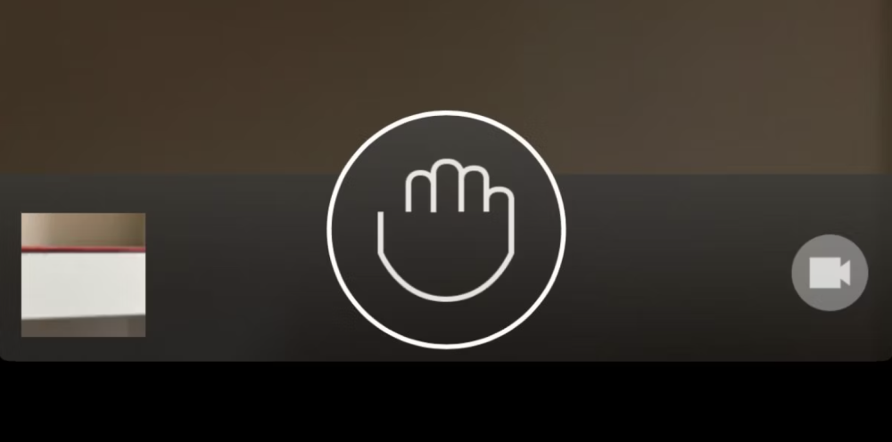 ứng dụng gocam với máy ảnh cử chỉ tay