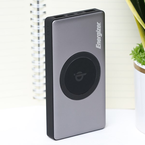 Sạc dự phòng Energizer tích hợp sạc không dây 10.000mAh QE10000GY Đã Qua Sử Dụng