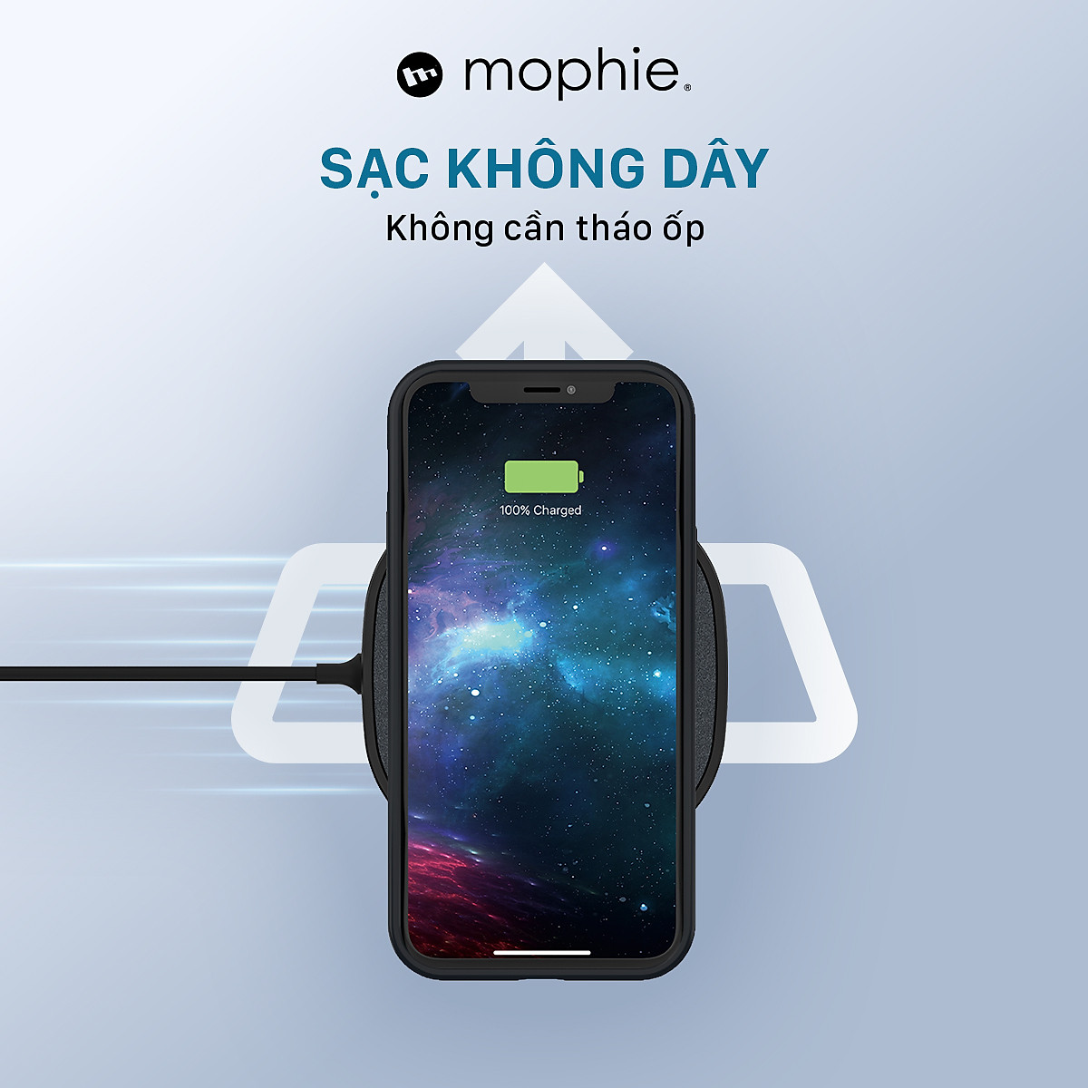 Đế sạc không dây Mophie 15W