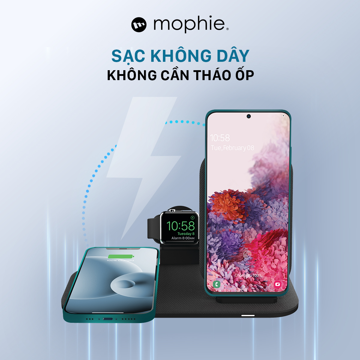sạc không cần tháo ốp