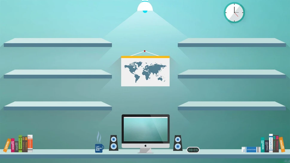 Sắp xếp destop gọn gàng với loạt hình nền độc đáo