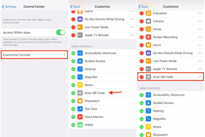 Cách thêm ứng dụng Code Scanner