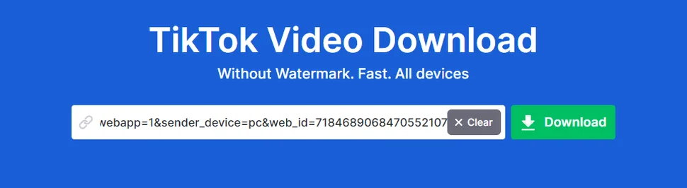 các video tải về qua snaptik