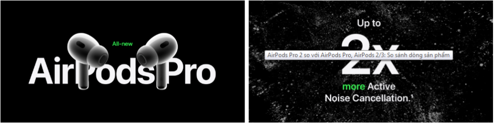 So sánh AirPods Pro 2 so với AirPods Pro, AirPods 2/3: Tai nghe nào phù hợp với nhu cầu của bạn?