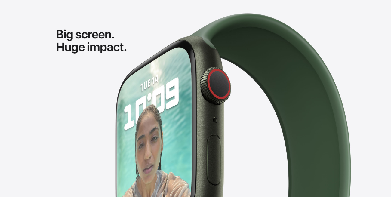 Màn hình Apple Watch Series 7 vs Series 6