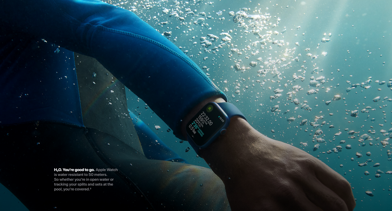 Chống nước trên Apple Watch Series 7