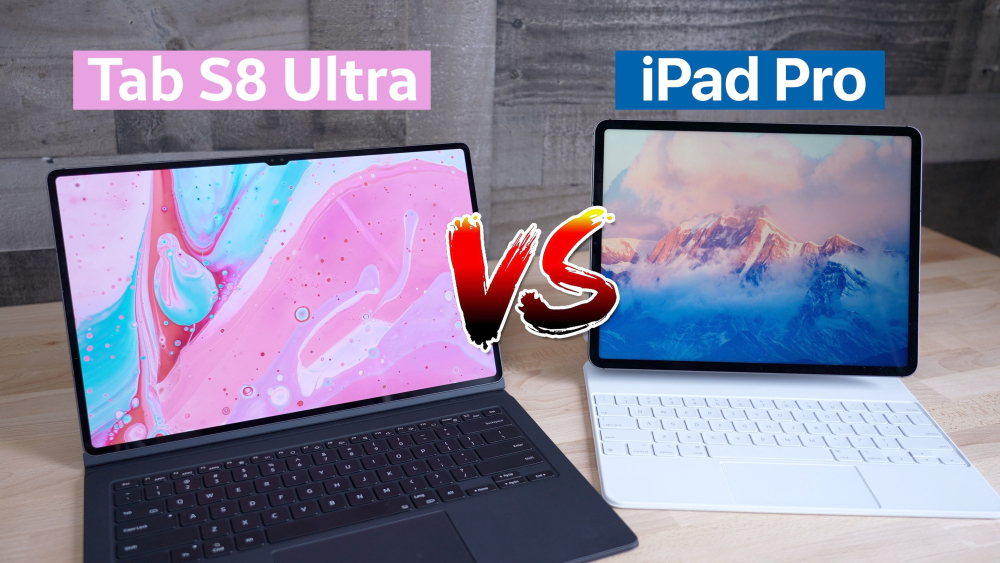 So sánh iPad Pro M2 2022 vs Galaxy Tab S8 Ultra