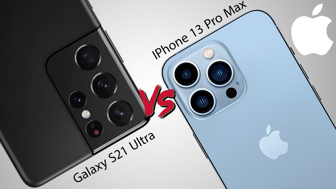 Camera iPhone 13 Pro Max vs galaxy S21 Ultra