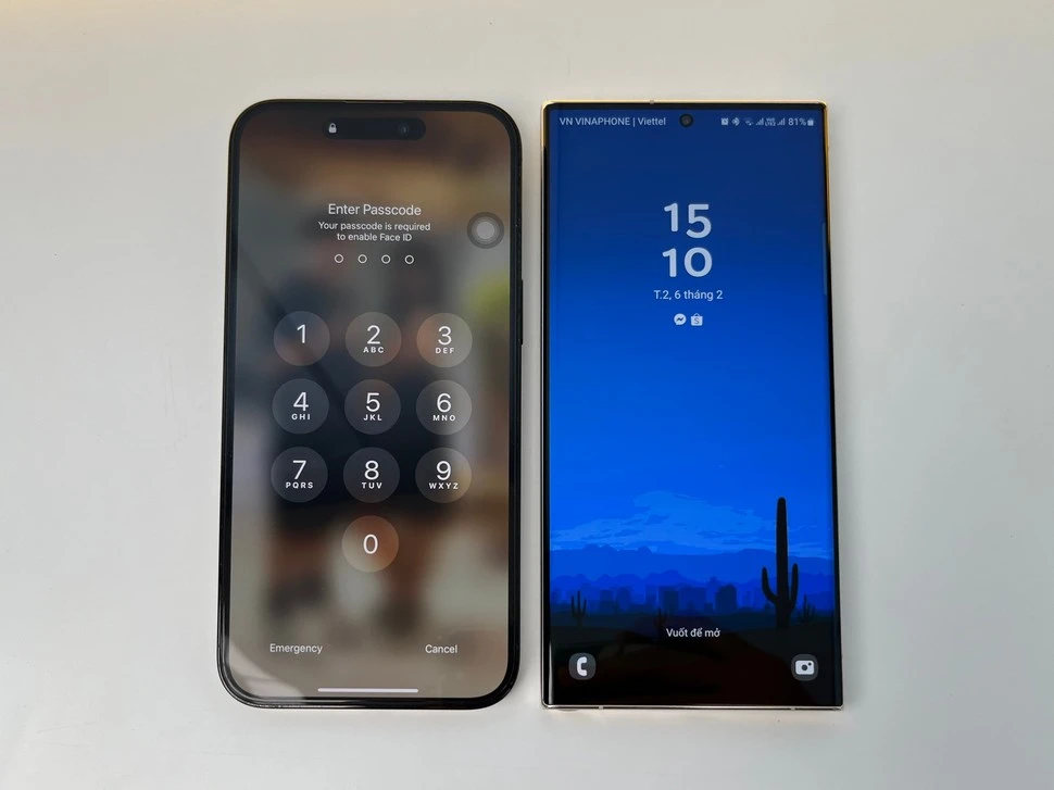 so sanh iPhone 14 Pro Max và Galaxy S23 Ultra