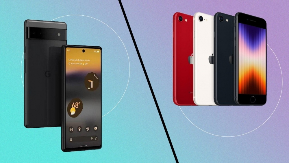 So sánh iPhone SE 2022 vs Google Pixel 6a: