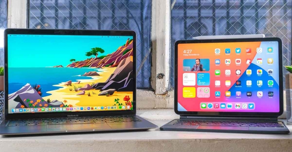 So sánh MacBook Air M1 vs iPad Air M1