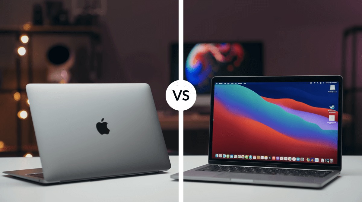 So sánh MacBook Air M1 vs MacBook Pro M1