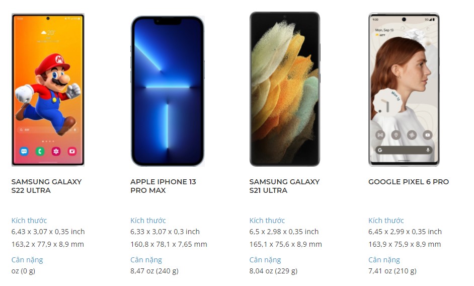 Samsung Galaxy S22 Ultra vs iPhone 13 Pro Max