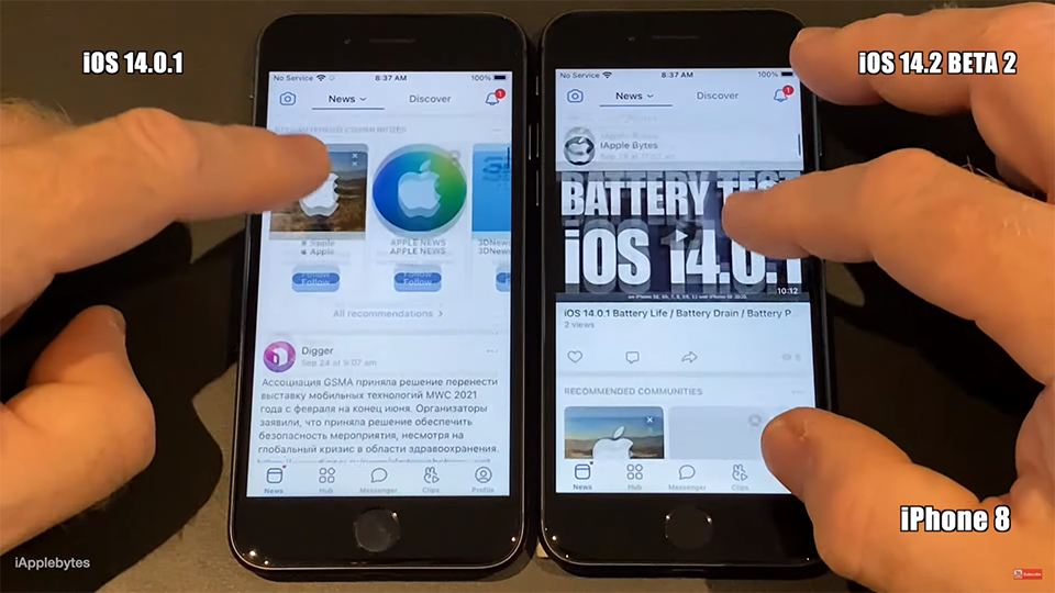 Sforum - Trang thông tin công nghệ mới nhất so-sanh-toc-do-1 Đọ tốc độ iOS 14.2 beta 2 và iOS 14.0.1, iOS mới có chạy nhanh hơn trên iPhone cũ? 
