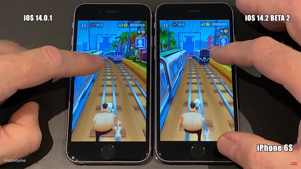 Sforum - Trang thông tin công nghệ mới nhất so-sanh-toc-do-2 Đọ tốc độ iOS 14.2 beta 2 và iOS 14.0.1, iOS mới có chạy nhanh hơn trên iPhone cũ? 