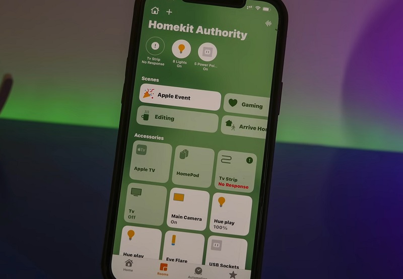 Điều khiển các thiết bị thông qua ứng dụng HomeKit trên iPhone
