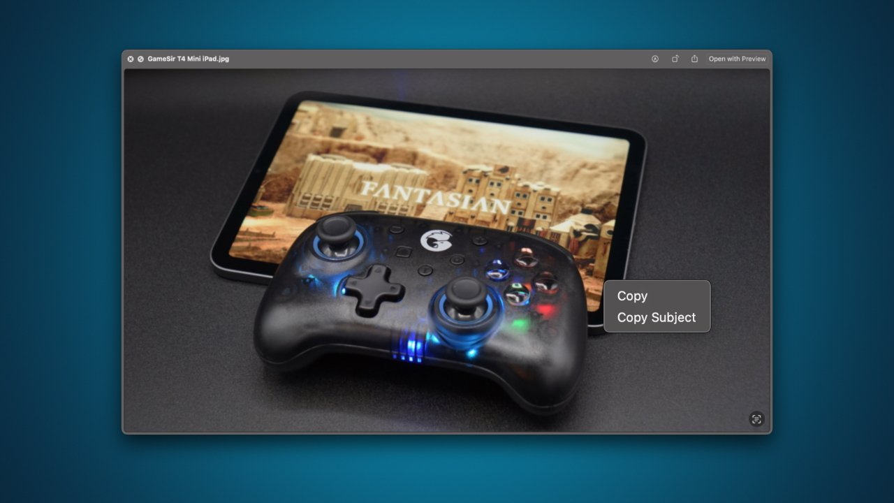 macOS hỗ trợ nâng chủ thể khỏi Spotlight, Quick Look và web