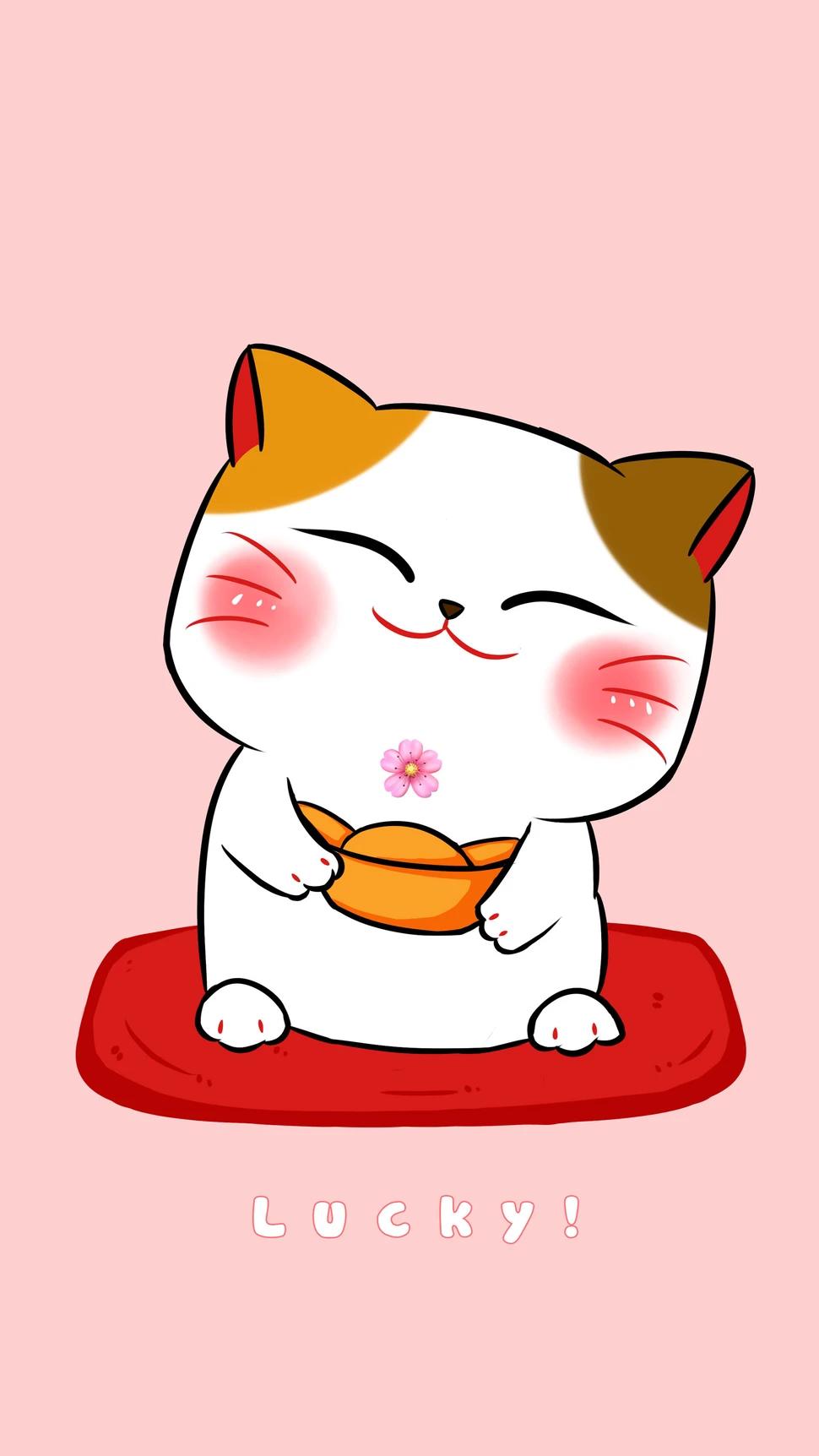 hình nền điện thoại iPhone thu hút tài lộc may mắn