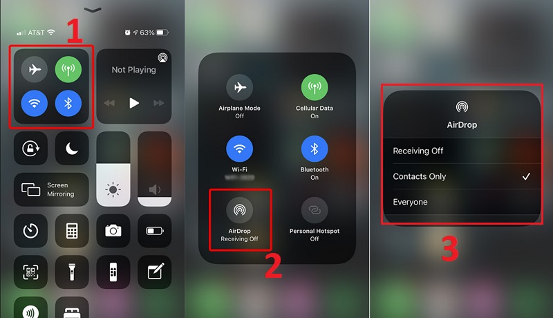 Cách để bật AirDrop trên iPhone và máy Mac