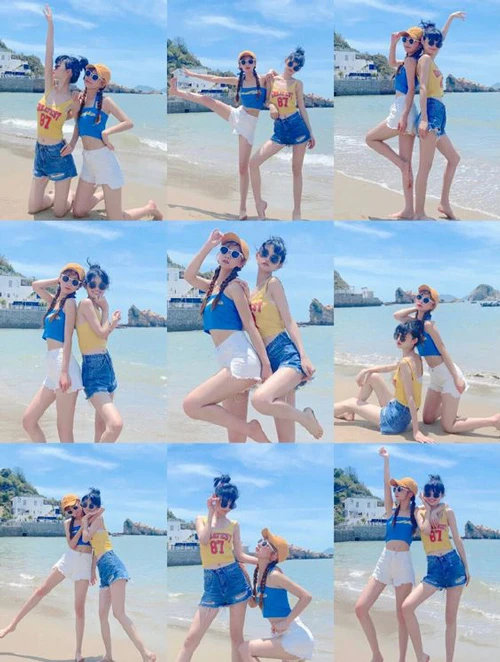 Tạo dáng bên bờ biển dành cho các nàng vào dịp lễ này 