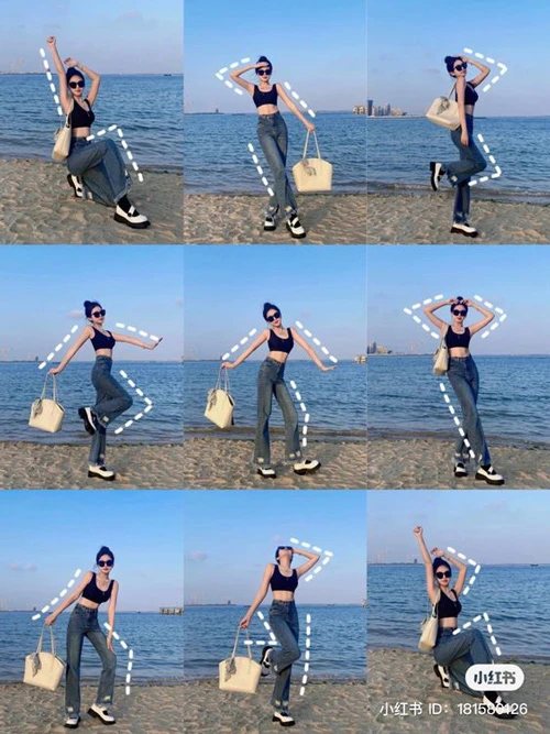 Tạo dáng bên bờ biển dành cho các nàng vào dịp lễ này 