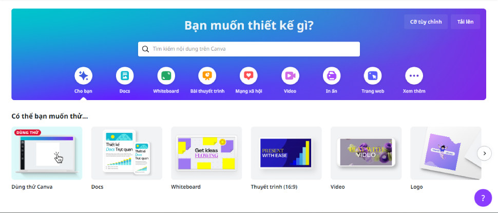 Thiết kế hình nền điện thoại bằng Canva