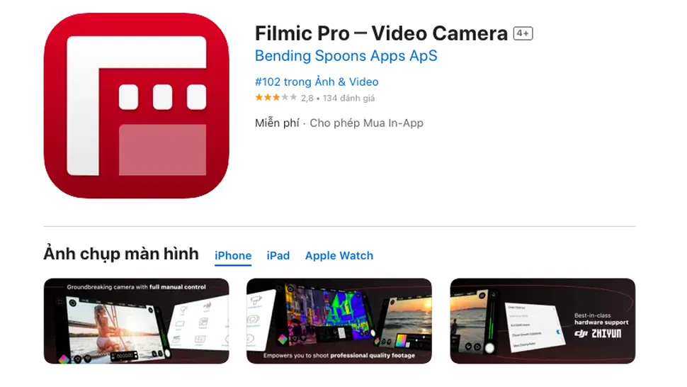 Tất tần tật các app quay video chuyên nghiệp cho iPhone